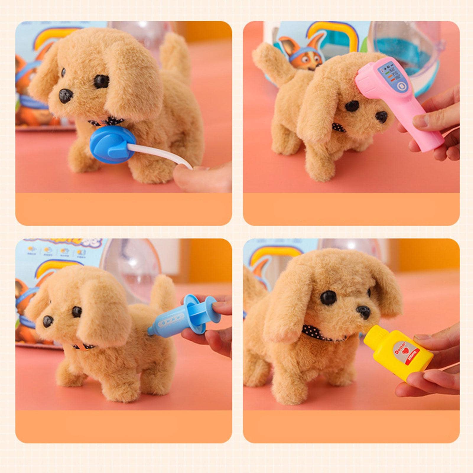 Amazon.co.jp: スマート電気ぬいぐるみ犬 - うさぎ/犬のぬいぐるみ